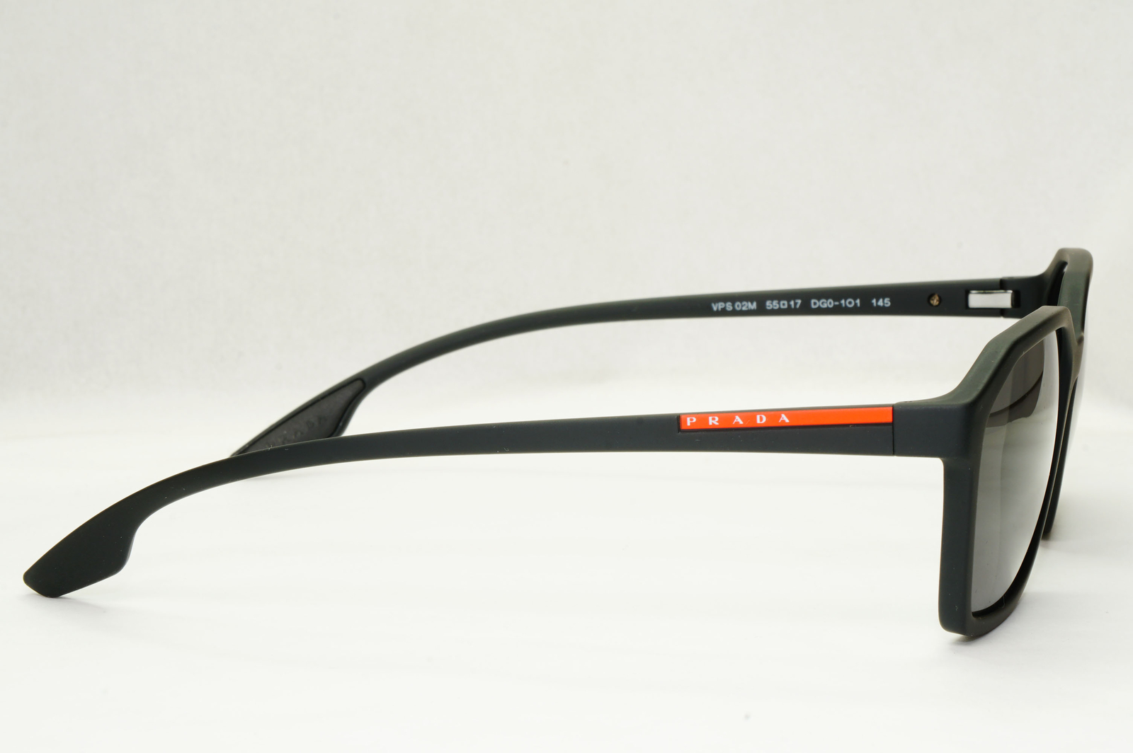 Prada Sunglasses Black Matte Square Angular PS02M… - image 6