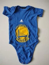 New Minor Flaw Golden State Warriors Infants Size 0/3 Months Blue Creeper