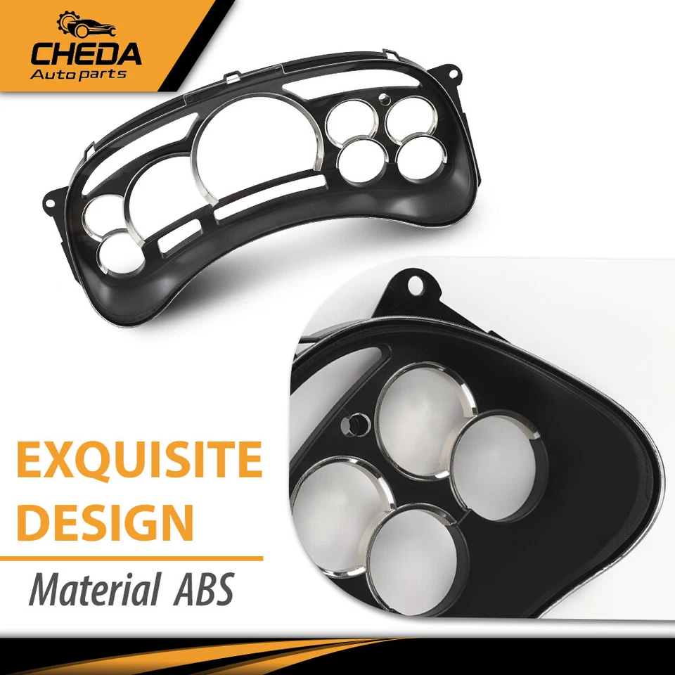 Cubierta de lente de grupo calibre anillo cromado apto para 03 04 05 06 GM camionetas SUV Escalade Foto 2 de 4