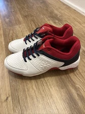 NEW - Ringor Women’s Rip-It Diamond Metal Softball Cleats Size 10 White Red Blue