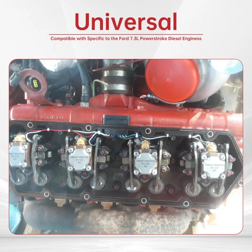 Arnés de juntas de cubierta de válvula + 8 bujías incandescentes + relé para Ford 98-03 7,3 L diésel EE. UU. - Imagen 5 de 18