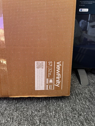 Samsung ViewFinity S7 32" 4K Ultra HD Monitor Black - Picture 2 of 7
