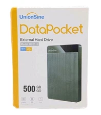 UnionSine Data Pocket External Hard Drive HD2510 500GB Hard Drive