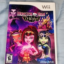 Monster High: 13 Wishes (Nintendo Wii, 2013) CIB, Tested 