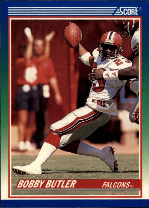 1990 SCORE NFL FOOTBALL Sports Trading Card #421 - BOBBY BUTLER, Atlanta Falcons