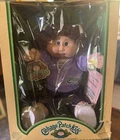 1983 Cabbage Patch Kids Brown Hair Violet Eyes Violet Outfit HEAD MOLD #1 - NIB