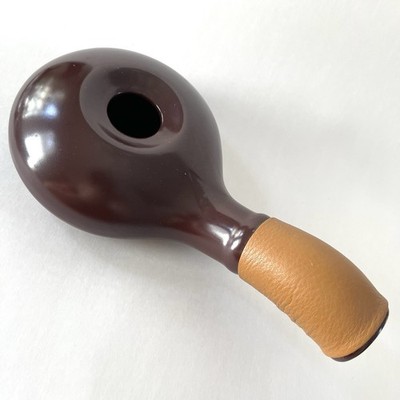 Nuvo Eco Ceramic Handy Coffee Bean Roaster Leather Handle - Made In Korea