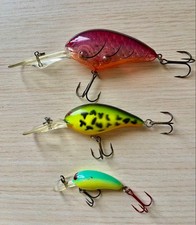 Bill Norman Clan Bait 3-Piece Crankbait Set with Secret Color Used