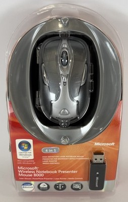 MICROSOFT WIRELESS NOTEBOOK PRESENTER MOUSE 8000 *NEW*