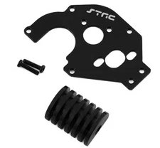 STRC Motor Plate w/Heatsink Black Axial SCX24/AX24 STA31608BK