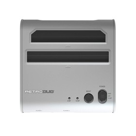 Retro Duo 2 in 1 Console NES SNES Silver Black RB-RD 0318 Retro-Bit System