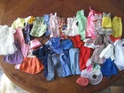 Large Group Lot Vintage Mattel Barbie Skipper Doll Outfits Clothes