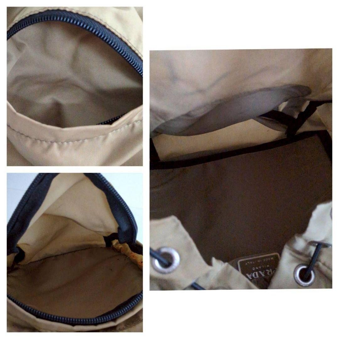 PRADA V135 mini backpack drawstring nylon bag for… - image 6