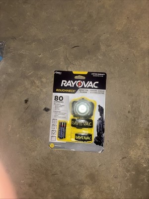 Rayovac Roughneck RNHL3AAA-BE LED Headlight 80 Lumens Headlamp Flashlight 