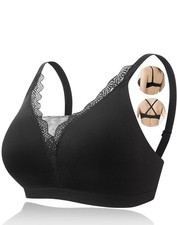 Women's Bra Post Surgery Mastectomy Bralette Daily Support Prosthesis Breast XL