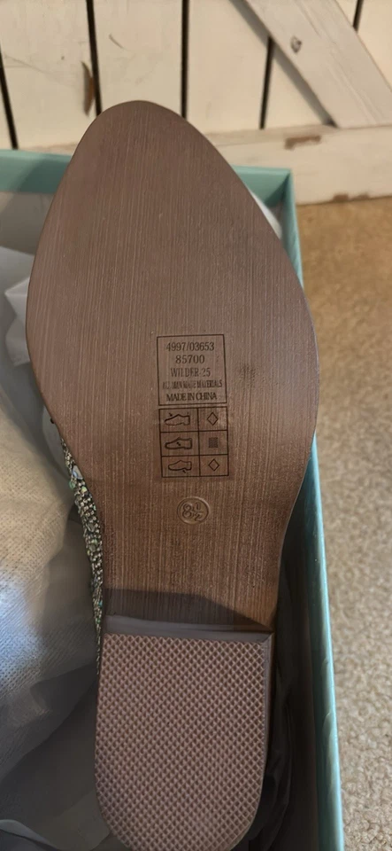 Mules mujer estrás talla 8,5 Foto 3 de 4