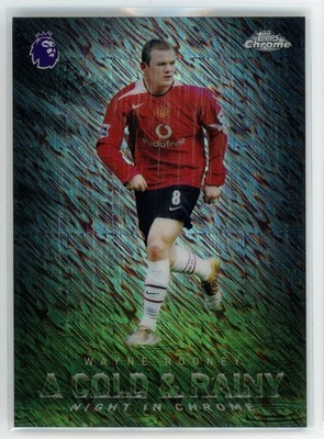 Wayne Rooney 2026 Topps Chrome EPL Cold & Rainy Night in Case Hit