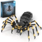 Creative Wild Animals Spider Building Blocks Set Micro Blocks Assembly Black Spi