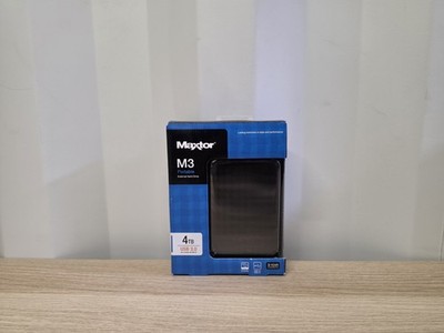 Maxtor by Seagate 4TB Tragbare Externe Festplatte Speicher USB Brandneu Versiegelt 