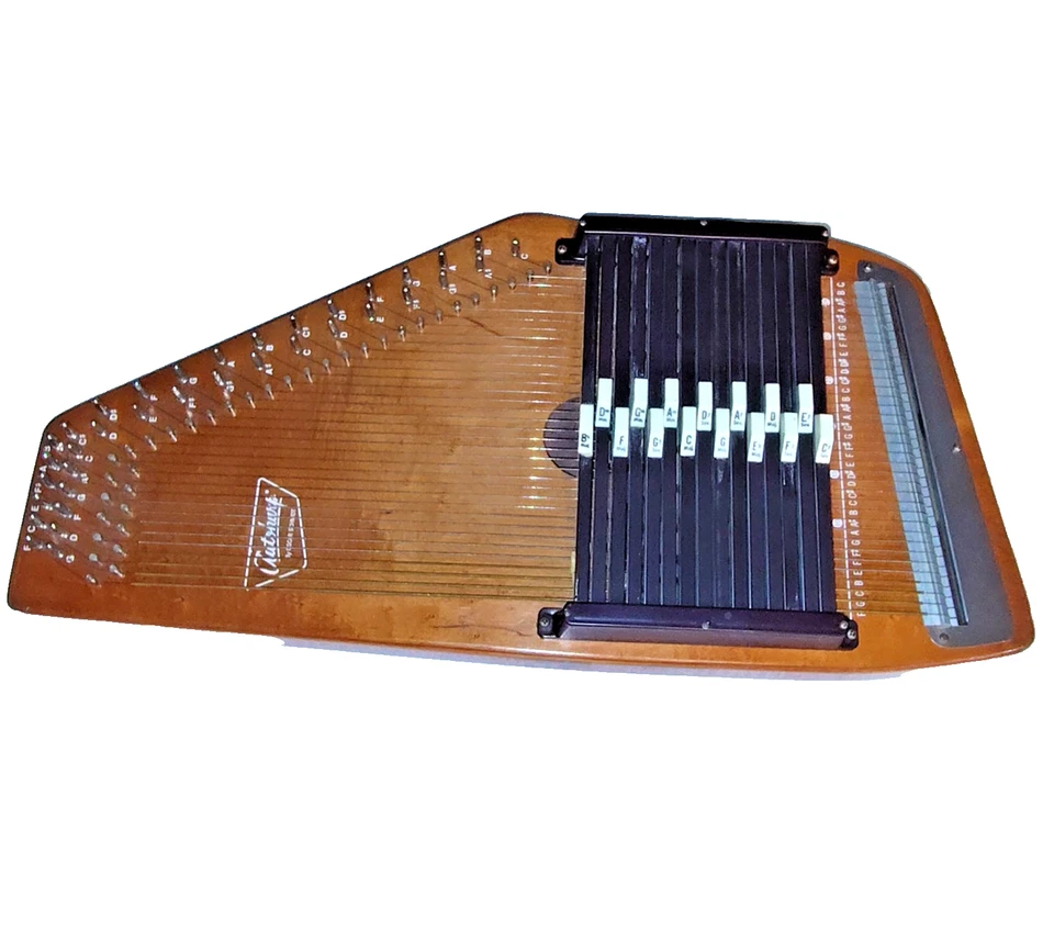 Vintage Oscar Schmidt Autoharp chromaharp w/ Soft Shell Case – 36-String – WORKS - Image 3 of 4