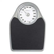 Analog Bathroom Scale With Extra Large Dial 330 Lb Capacity Comfort Grip