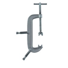 Matthews 10" C-Clamp w/ 2 Baby 5/8" Pins