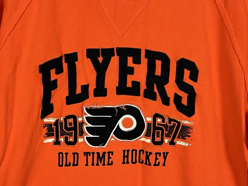 Suéter Old Time Hockey Philadelphia Flyers XL Naranja Balcón Colección 1967 Foto 4 de 4
