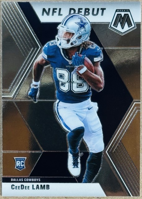 2020 Panini Mosaic Ceedee Lamb NFL Debut RC #268 Nm Dallas Cowboys