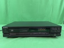 Sony CDP-190 4 Times Oversampling Digital CD Player Black Compact Disc WORKS