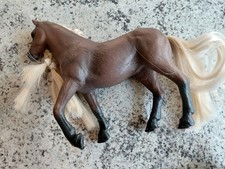 Schleich PFERD  12 cm Höhe Braun mit Kunsthaar