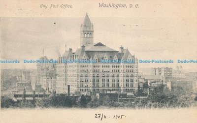 R013346 City Post Office Washington D C Rotograph 1905