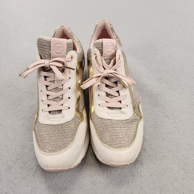 Michael Kors マイケルコース ピンク ゴールド スニーカー 6.5 Michael Kors マイケルコース ピンク ゴールド スニーカー 6.5 Michael