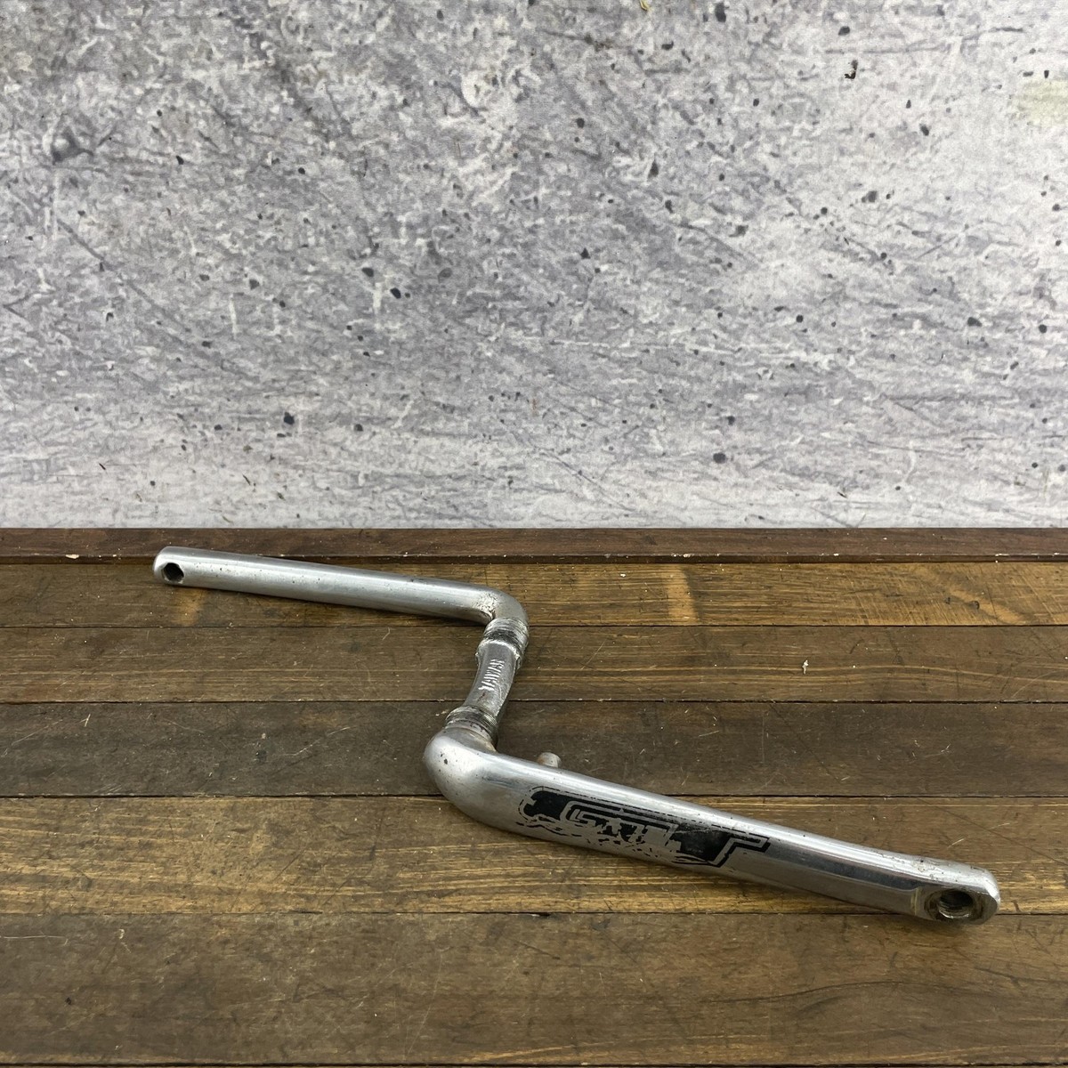 Vintage GT BMX 175mm 1-Piece Crank Arms Old School Steel Slightly