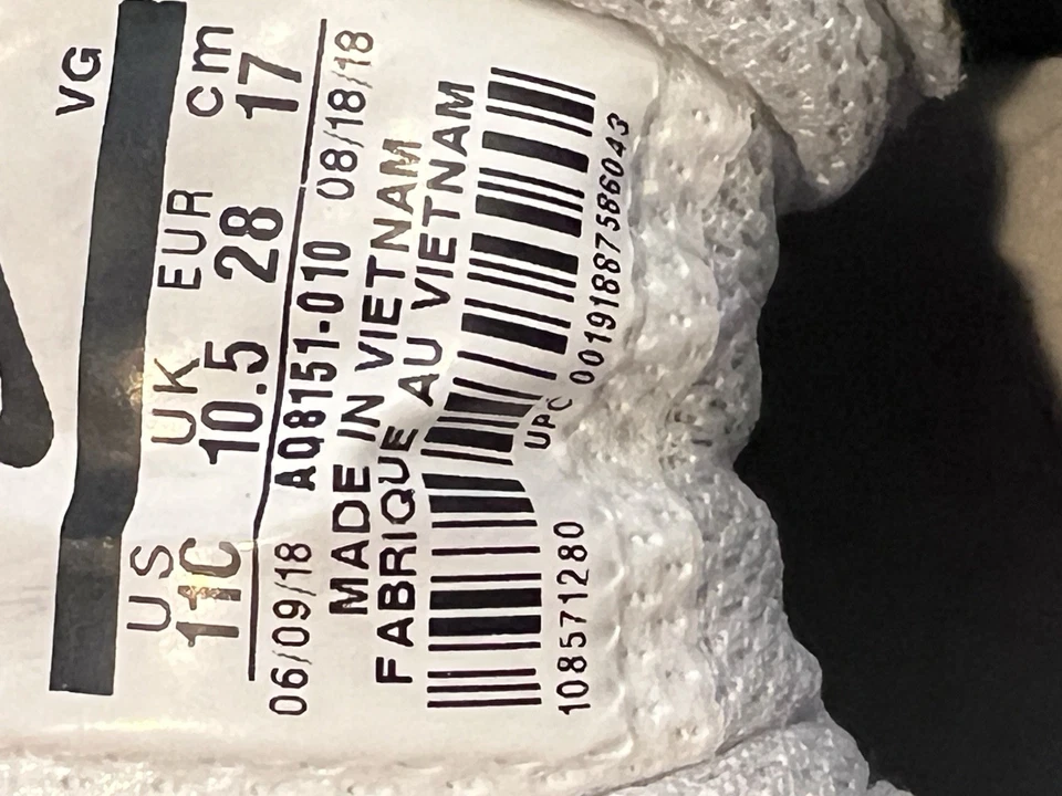 Nike Vapor Ultrafly 2 Keystone Botines Juveniles 11C Negro 11 Béisbol AQ8151 Zapatos Foto 2 de 4