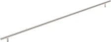 1 Pack Amerock | Cabinet Pull | Stainless Steel | 25-3/16 inch (640 mm) Center