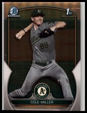 2023 Bowman Draft #BDC-51 Cole Miller Chrome