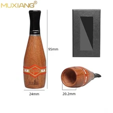 MUXIANG 51 Ring Rosewood Cigar Tips Holder 9mm Filter Cigar Mouthpiece Gift Box