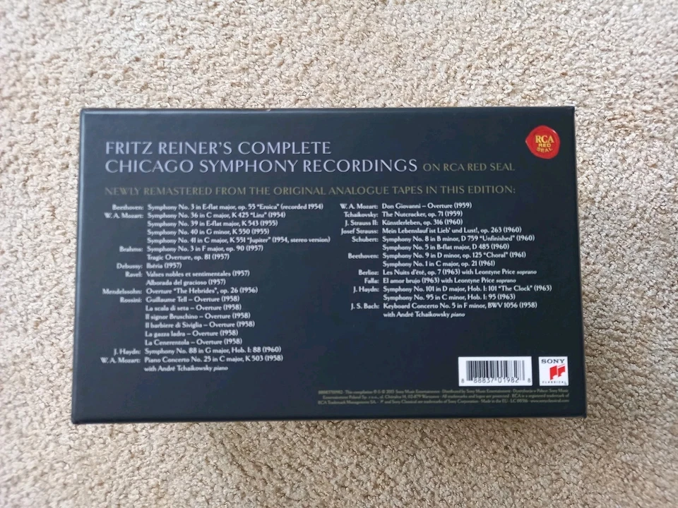 FRITZ REINER ~ CHICAGO SYMPHONY ORCHESTRA "THE COMPLETE RCA ALBUM COLLECTION" - Bild 4 von 4