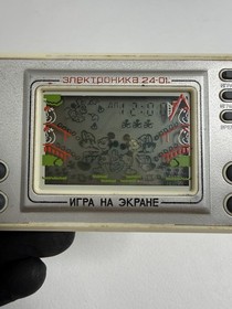 RARE VINTAGE SOVIET  MICKEY MOUSE USSR CATCH EGG ELEKTRONIKA GAME & WATCH