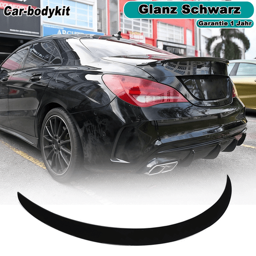 Kofferraum Heckspoiler Heckflügel Spoiler Schwarz Glanz Für Mercedes CLA C117 - Bild 1 von 9