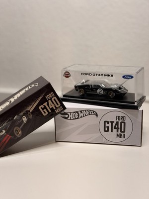 Hot Wheels RLC Ford GT40 MKII Black Le Mans 1966 Premium Metal
