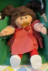 1983 Cabbage Patch P FACTORY Double Braids Brown Eyes Girl  HM #4