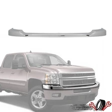 Front Upper Bumper Trim Cover For Chevy Silverado 2500HD 3500HD 2011-2014 Chrome
