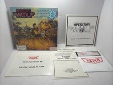 OPERATION WOLF by Taito 1988 Commodore 64 128 Complete CIB Manual Game + image