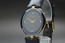 NEW Battery [NEAR MINT] RADO Jubilé 152.3694.2 Black Qz Men's From JAPAN A219