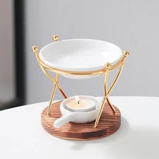 Essential Oil Burner Versatile Essential Oil Warmer for Bedroom SPA Tabletop