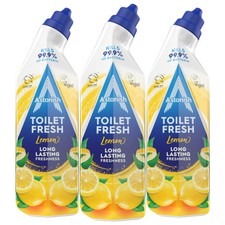 3 x Astonish Toilet Gel Powerful Cleaner Removes Limescale & Stain 750ml - Lemon 3.37 per litre