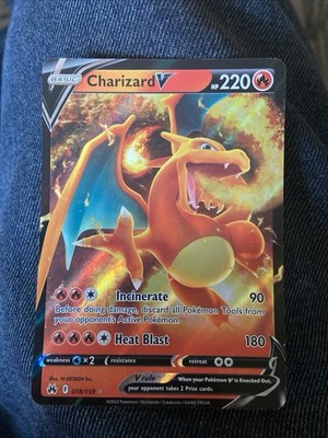 Charizard V 018/159 Crown Zenith Holo