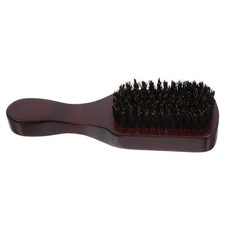 Hair Cleaning Brush Beard Brush with Wooden Handle for Men Comfortable