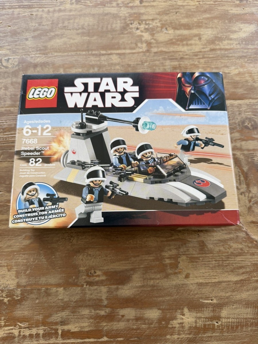 LEGO Star Wars: Rebel Scout Speeder (7668) Complete Set Retired